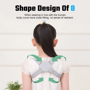 Electric Posture Corrector Back Brace Spine Stretcher Lumbar Vibration Massager Spine Deck Backbelt Support USB Rechargeable