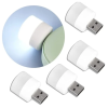 3Pcs Wall Socket Plug-in LED Night Light USB Ultra-Small LED Lamps With 3000K Warm Light LED Lamps For Bathroom Car Kitchen Hallway