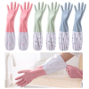 Dishwashing Cleaning Rubber Gloves Non-Slip Kitchen Glove Waterproof