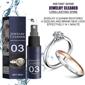 30ml Jewelry Cleaner Silver Jewelry Necklace Ring Clean Polishing Spray Ring