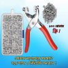 Five-prong Button Installation Tool Snap Tool Kit Metal Snap Ring Belt Fastening Pliers Clamping Tool Kit For Garment Sewing