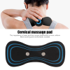 5pcs Cervical Massage Pad, Cervical Massage Patch Mini Portable Electric Massager Patch for Neck Shoulder Spondylosis