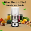 Nima Electric 2 in 1 Blender and Grinder, High Quality Heavy Duty Blender and Mixer Grinder