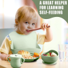 Silicone Baby Bibs with Food Catcher