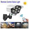 77 LED Solar Security Motion Sensor Light for Outdoor Home Garden Camera Shaped Wall lamp with Remote Control