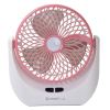 JY SUPER Portable Led Light With Mini Fan Charging Protection Strong Wind Fan With USB Port - Rechargeable Mini Fan-Mini Fans