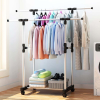 Double Rail Pole Clothes Drying Rack ( স্টেইনলেস স্টিল এর তৈরি অনলা )