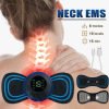 New Portable Mini Electric Neck Massager Back Body Portable With USB Charging Cable -Black