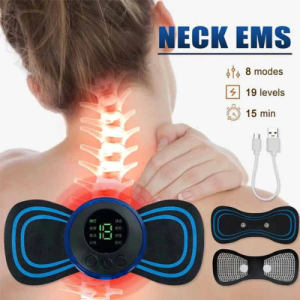 New Portable Mini Electric Neck Massager Back Body Portable With USB Charging Cable -Black