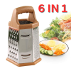 6 Side Stainless Steel Grater Vegetable Cutter