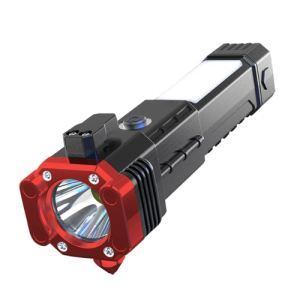 Vinsh Enterprise Torch Lights Rechargeable High Power Long Distance Led Flash Light Battery USB Charger Power Bank with Car Emergency Glass Hammer Waterproof & Car Seat Belt Cutter Camping Travelling