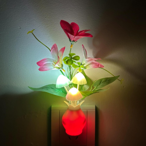 LED Sensor Dream Mushroom Night Light Lamp - Multi-Color 1 pcs - Night Lights