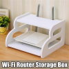 High Quality PVC Tarpaulin Double Layer Wall Mounted Shelf Stand for Wifi Modem Router - Space Savers