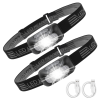 Portable LED Sensor Headlamps USB Rechargeable Induction Torch Headlight Waterproof Outdoor Camping Fishing Emergency Work Light 1Pcs - Headlamps