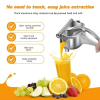 Stainless Steel Hand Squeeze Fruit Juice Manual Juice Machine Orange Lemon Smoothie Citrus Water Melon, Pomegranate Press Fruit Machine Street Vendor Manual Juicer