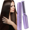 2-in-1 Mini Portable Wireless Straight Hair Comb for Curly Hair & Beard