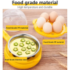 MultiFunction Electric Egg Boiler Poacher Steamer Non Stick Frying Pan Magic Pot