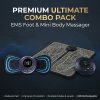 Premium Dual EMS Massager Combo Set - Foot Massager & Neck Massager